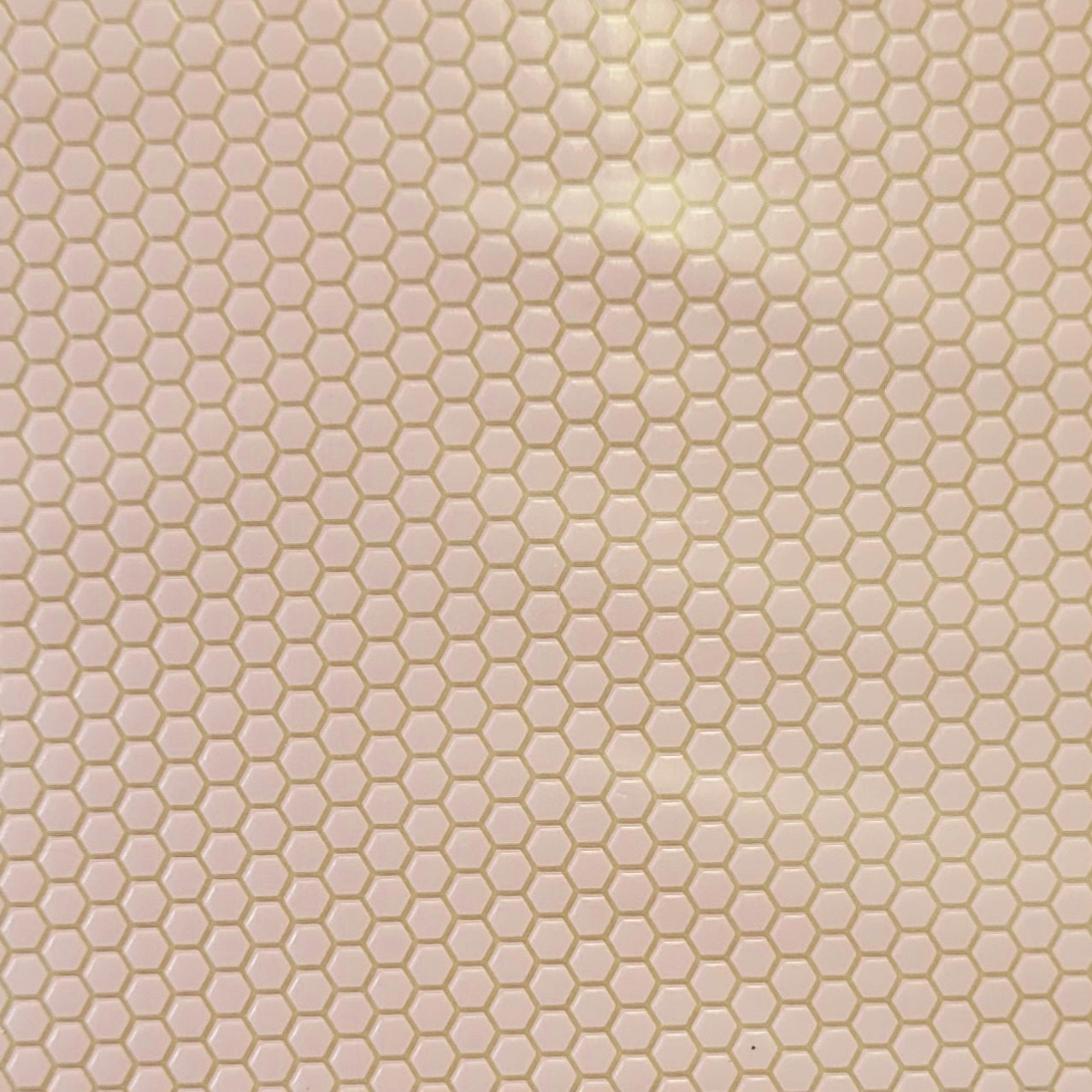 Flooring - Pink Hexagon Tiles - 1/24th Scale Dollhouse Miniature
