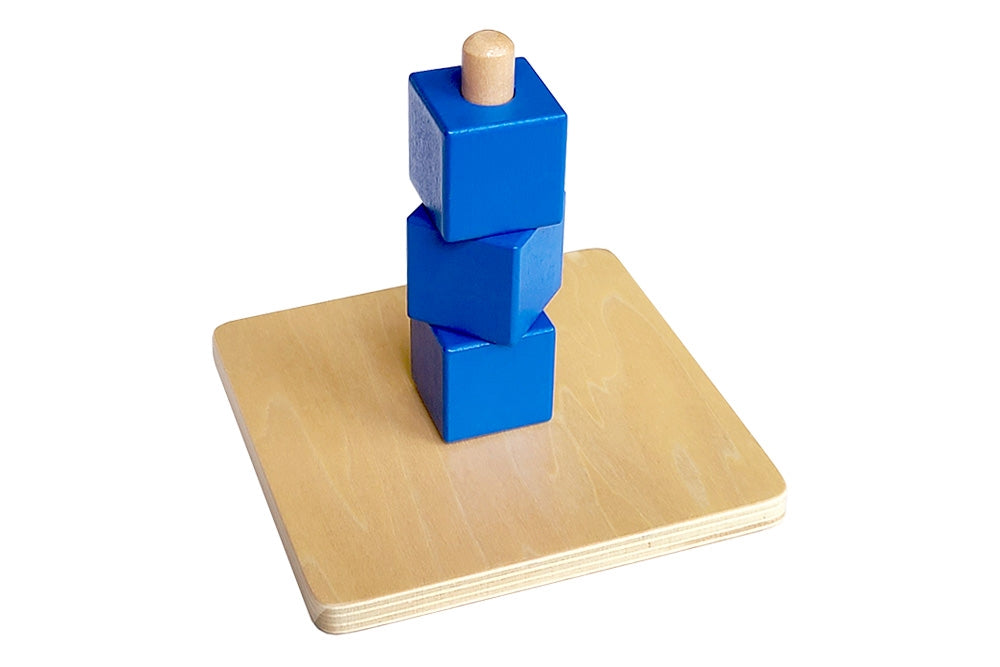 Cubes on Vertical Dowel