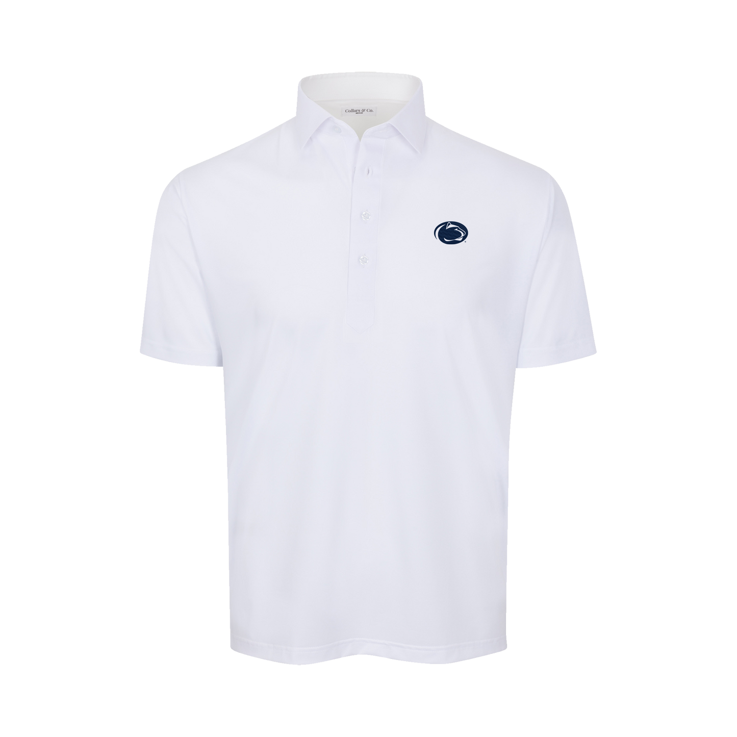 Penn State Semi-Spread Collar Polo White