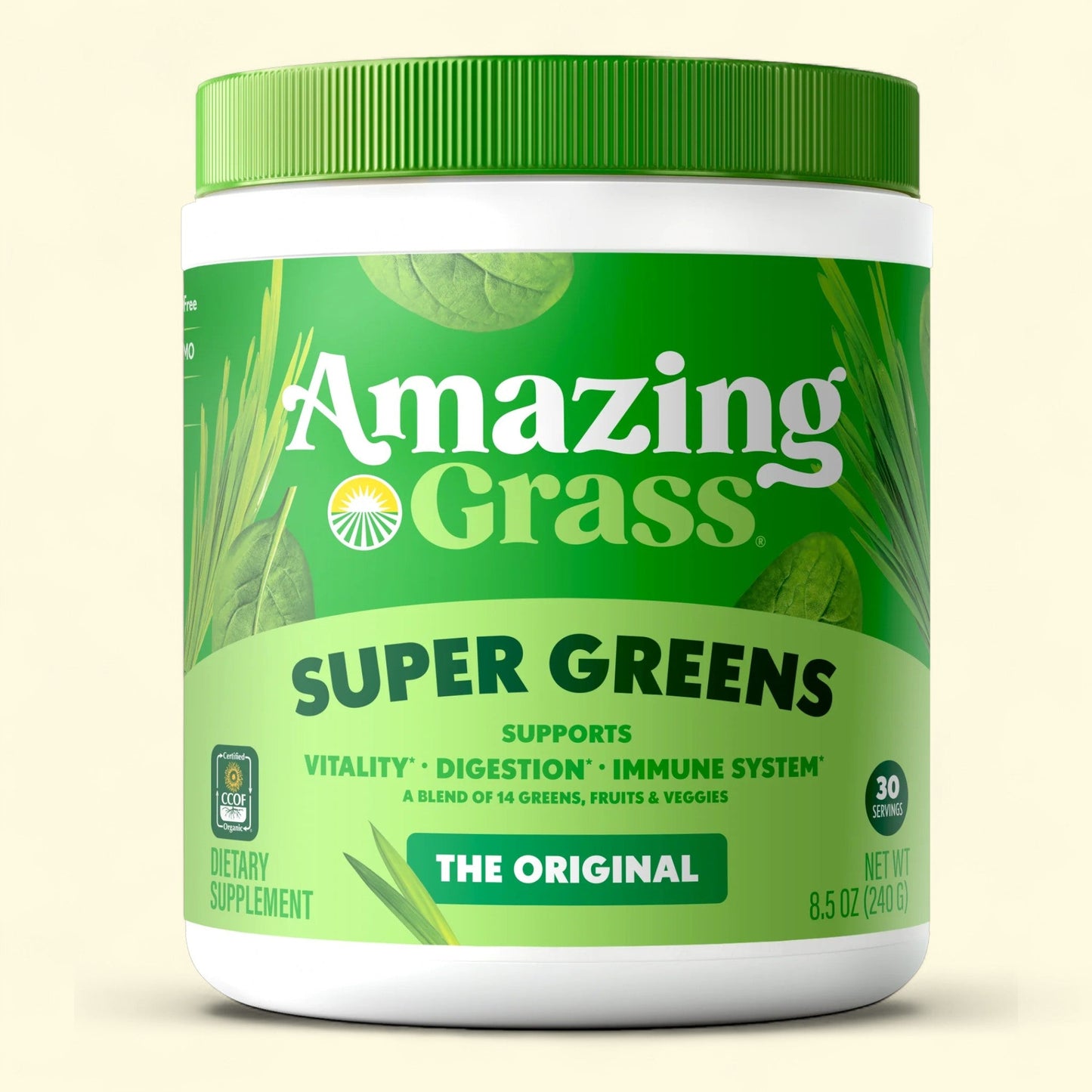 Amazing Grass Greens Blend Superfood, Original, 8.5 oz