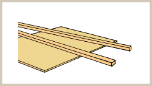 Basswood - Stripwood - 1/16" x 3/16"