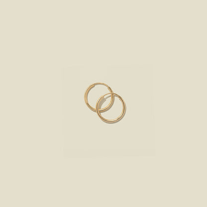 14k Live In Hoop Earrings