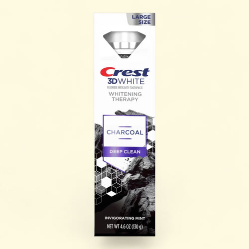 3D White Whitening Therapy Charcoal Deep Clean Invigorating Mint Toothpaste, 4.6 oz