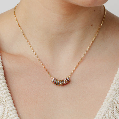 February Birthstone Spacer Charm