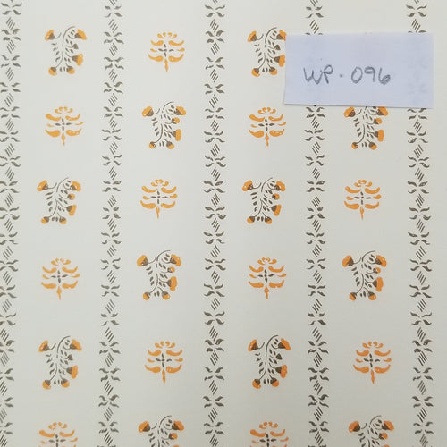 Stencil Floral in Brown by MiniGraphics