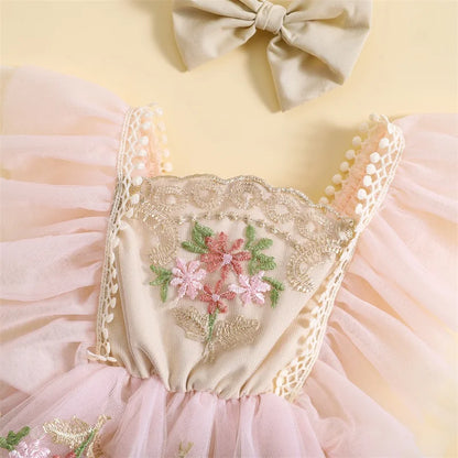 LITTLE FAIRY Floral Romper