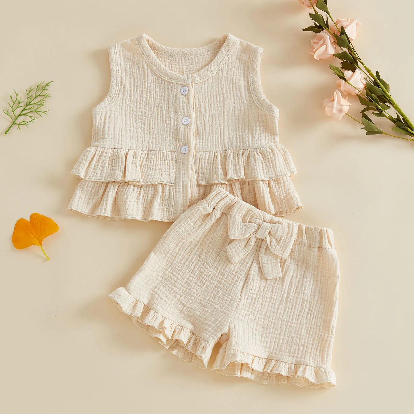 ZOEY Ruffle Bowtie Outfit