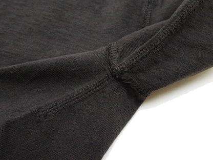 Studio D'artisan Plain T-Shirt Made from Heavyweight Loopwheeled Jersey Fabric Men's Tsuri-Ami Short Sleeve Tee 9913 Charcoal Black (Faded Black)