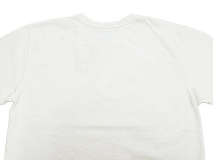 Studio D'artisan Plain T-Shirt Made from Heavyweight Loopwheeled Jersey Fabric Men's Tsuri-Ami Short Sleeve Tee 9913 Off-White