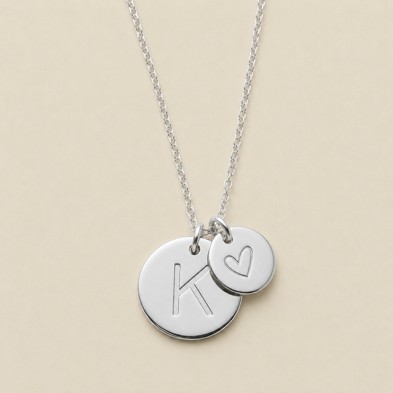 Big & Little Disc Necklace