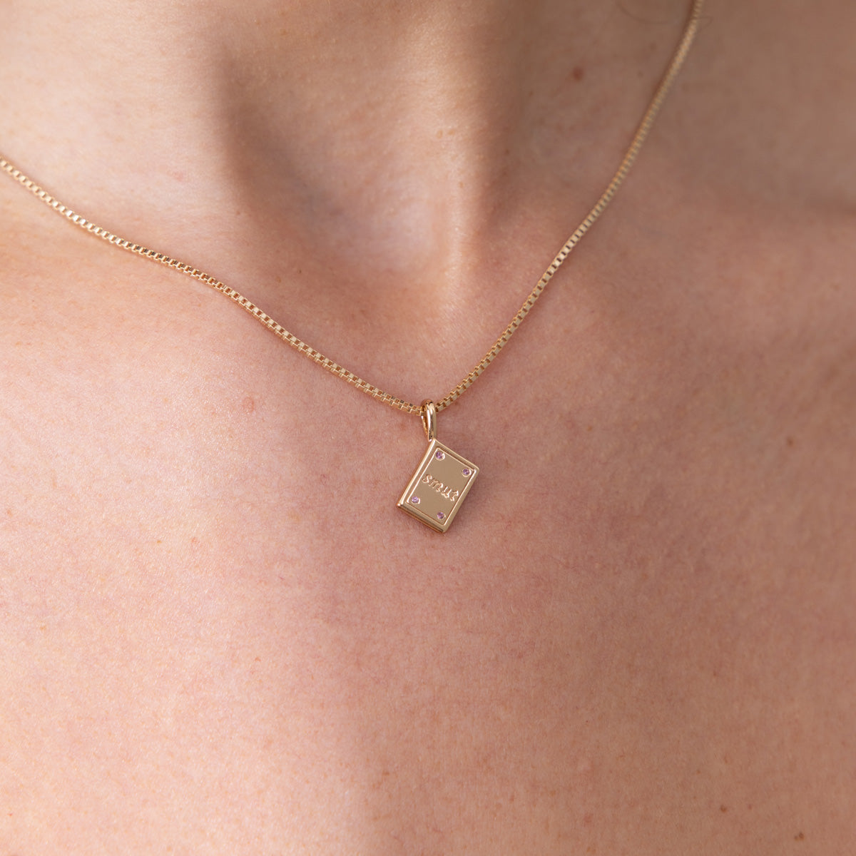 Naughty Book Necklace