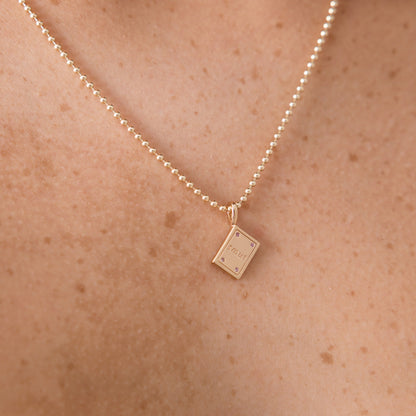 Naughty Book Charm