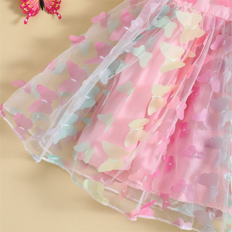 BUTTERFLY Puff Sleeve Dress