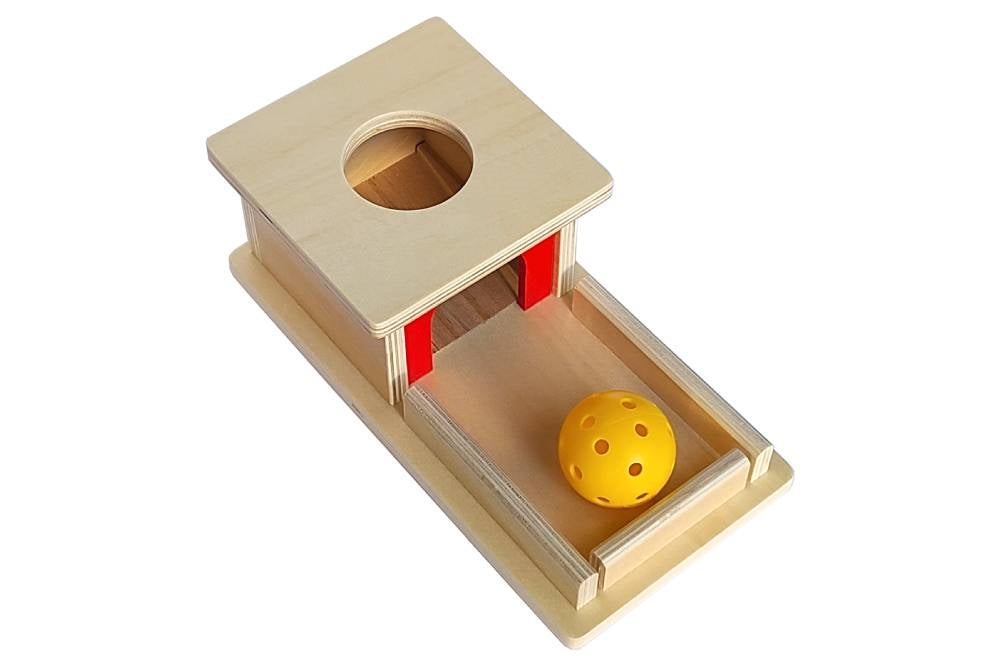Object Permanence Box with Tray