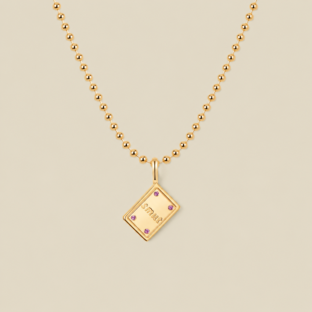 Naughty Book Necklace