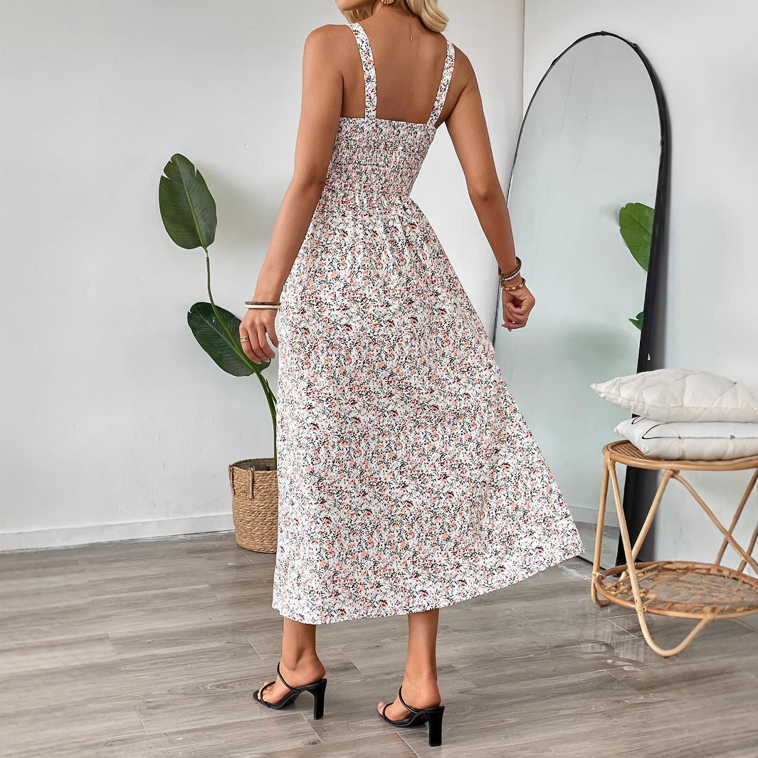 Summer women's dress floral dress