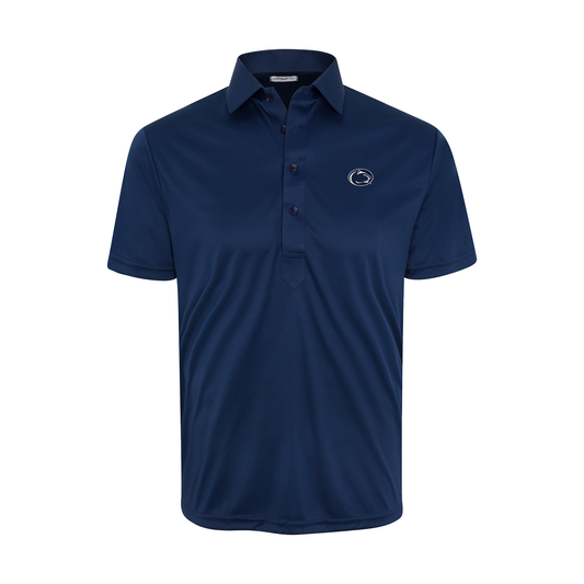 Penn State Semi-Spread Collar Polo Navy