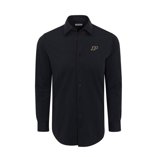 Purdue Apex Performance Dress Shirt Black