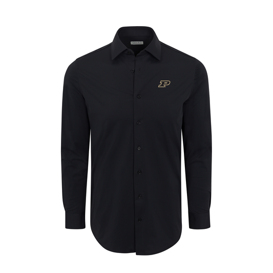 Purdue Apex Performance Dress Shirt Black