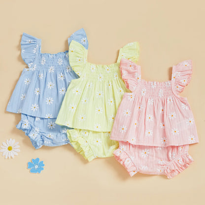 DAISY Ruffle Sleeve Outfit