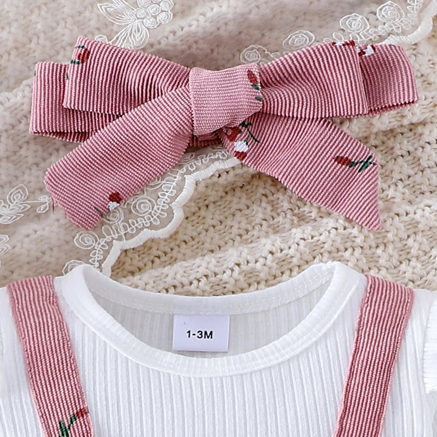 HARLOW Floral Bowtie Jumpsuit
