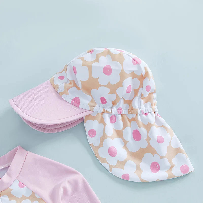 FLORA Swimsuit with Sun Hat