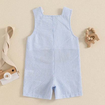 PUPPY Striped Romper