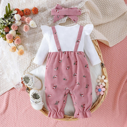 HARLOW Floral Bowtie Jumpsuit