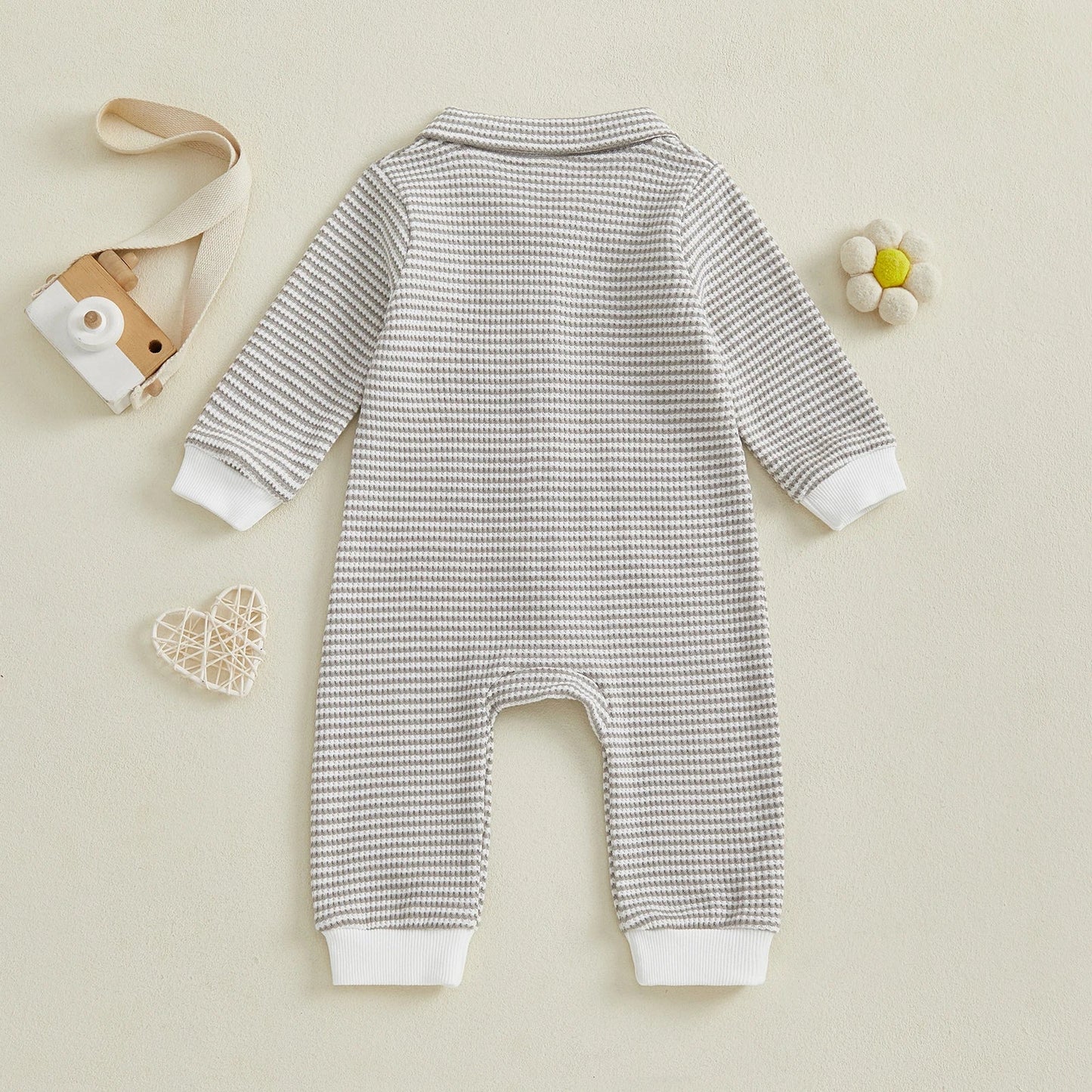 STRIPES Collared Jumpsuit