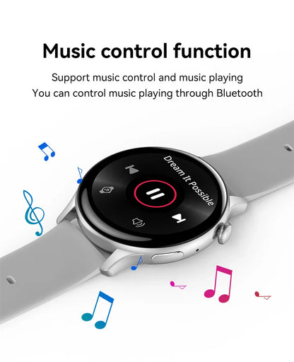 2026 NFC Smart Watch Amoled HD GPS Track Sports Heart Rate Bluetooth Call Waterproof Ladies Women Smartwatch For Women's Gift