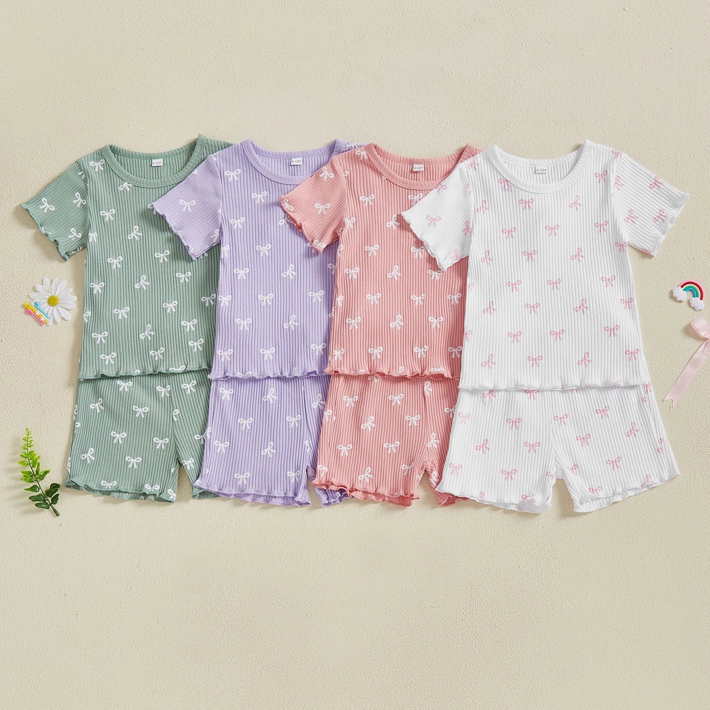 BOWTIES Ribbed Summer Outfit