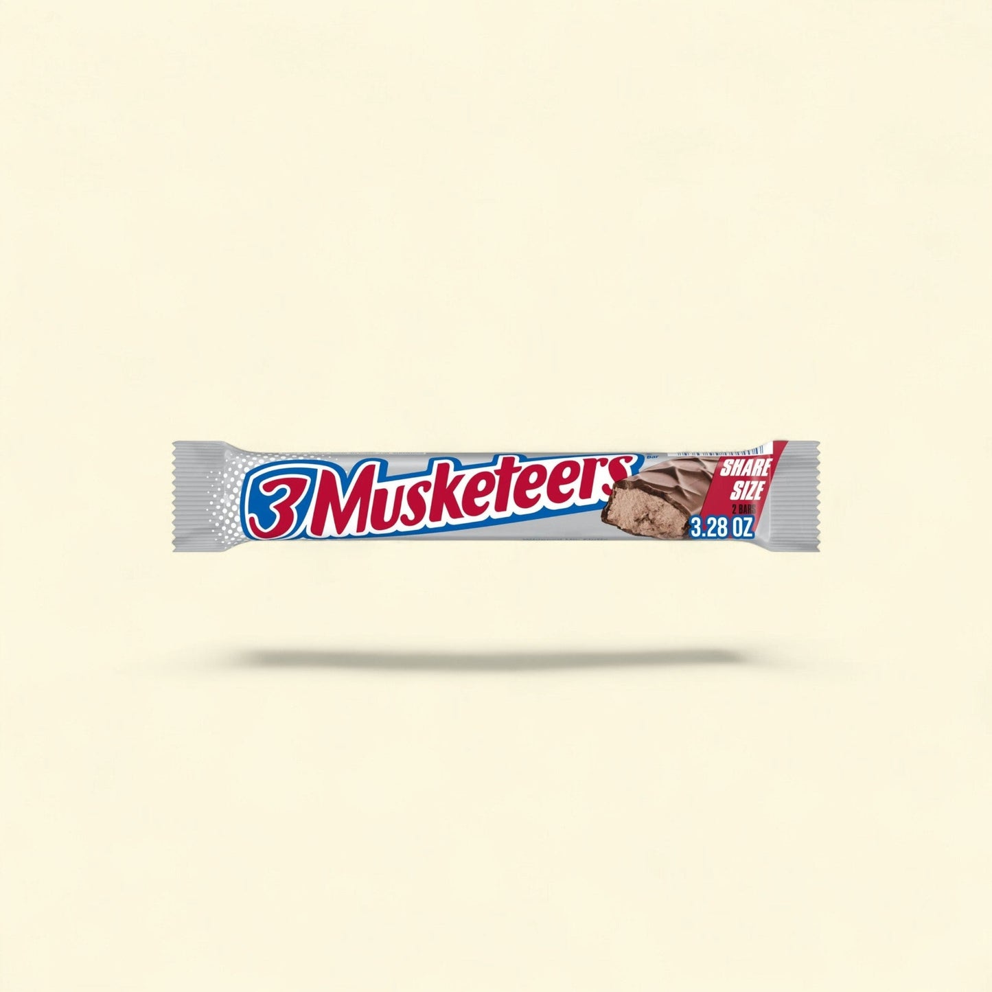 3 Musketeers Milk Chocolate Candy Bar, 3.28 oz
