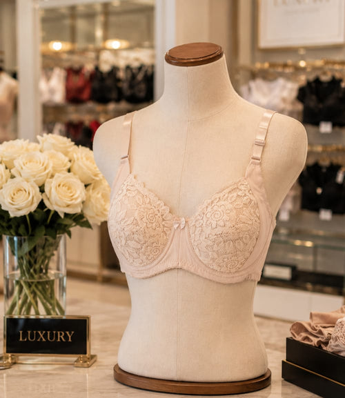 Patty Beige Lace Cup Bra
