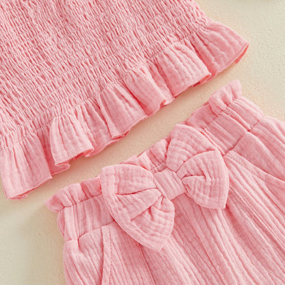 MAYA Floral Smocked Outfit
