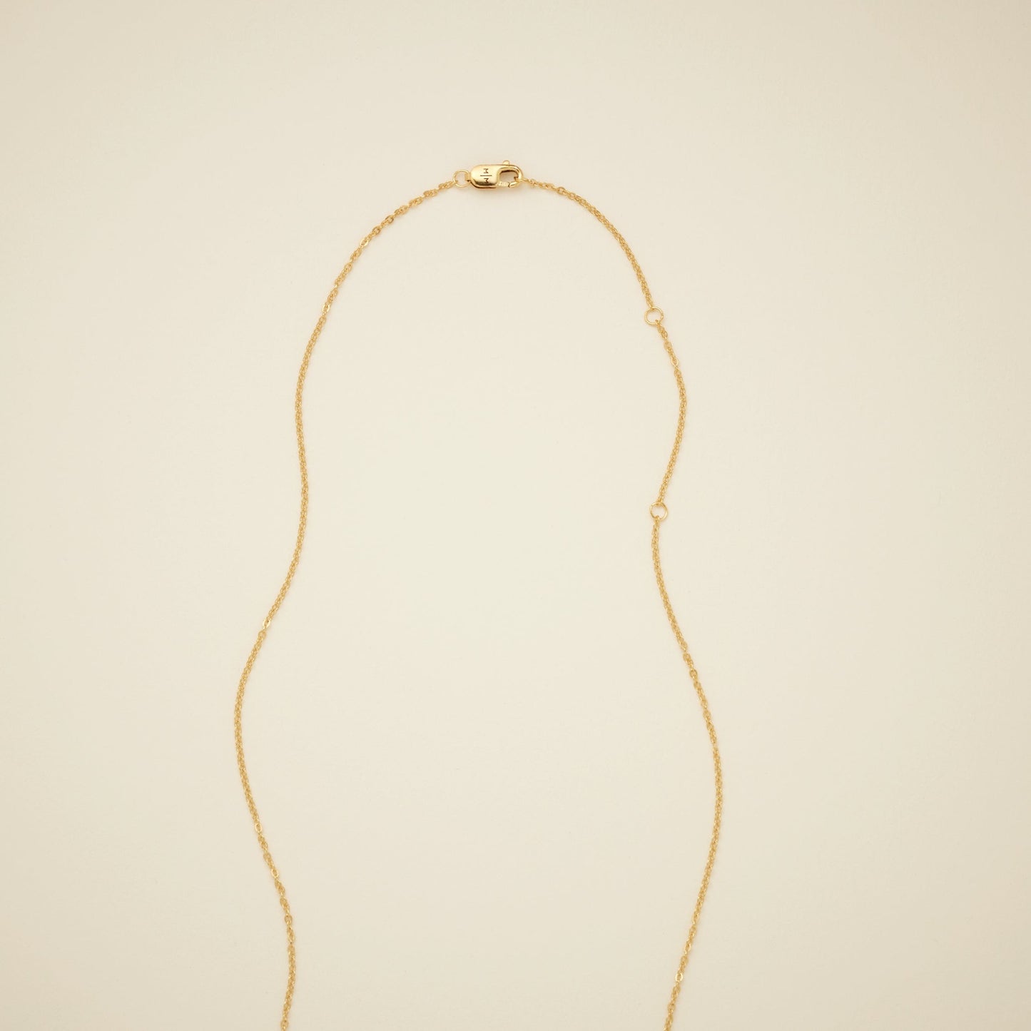 Birth Flower Stacker Necklace | 1/2" Disc