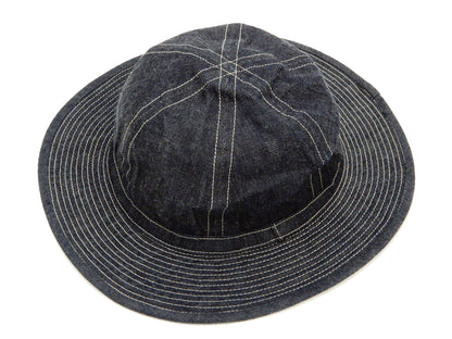 Buzz Rickson Daisy Mae Hat Men's Reproduction US Army Denim Boonie Hat BR01476 Denim-One-Wash