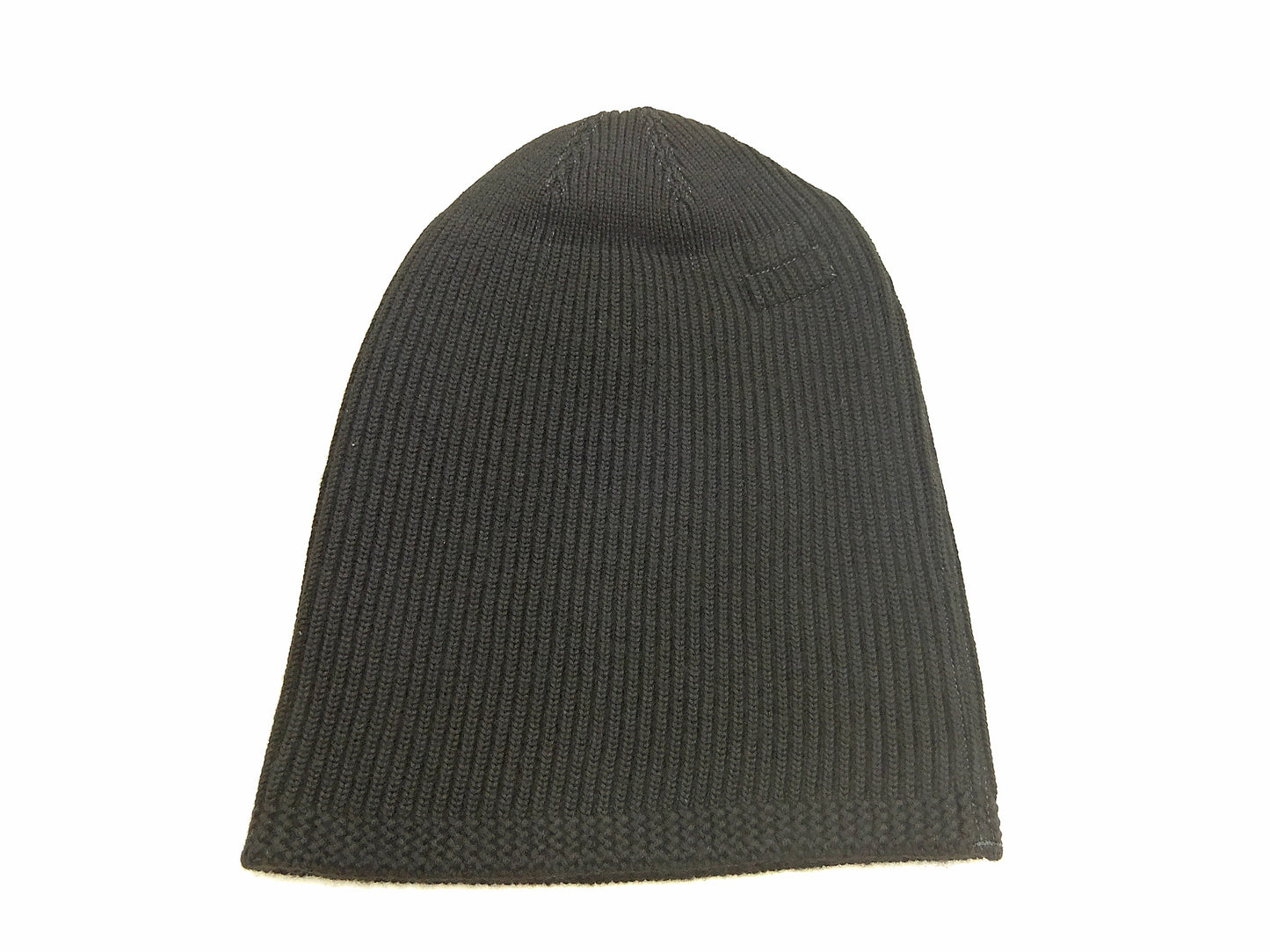 Buzz Rickson William Gibson Men's Plain Wool Knit Cap - U.S. Army Air Forces A-4 Model Reinterpreted in Black BR02272