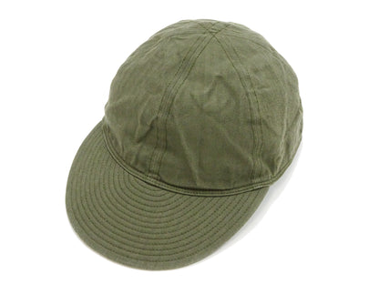 Buzz Rickson Men's Cap, Mechanic's, Summer, Type A-3 Military Hat BR02536 Olive