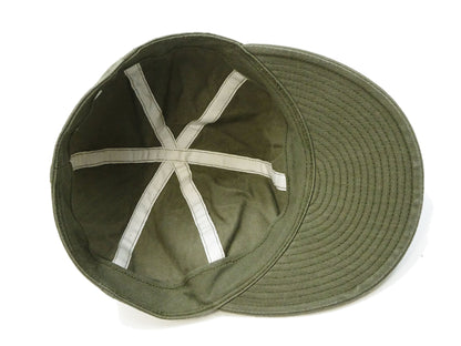 Buzz Rickson Men's Cap, Mechanic's, Summer, Type A-3 Military Hat BR02536 Olive