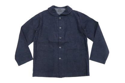 Buzz Rickson Shawl Collar Denim Jacket Men's Reproduction of US Navy Dungaree Jumper BR12744