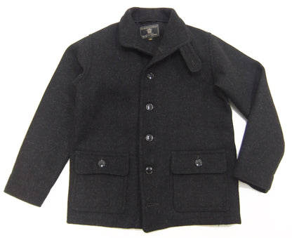 Buzz Rickson Submariner Coat - Men's U.S. Navy Submarine Wool Jacket Reproduction BR15764 Charcoal