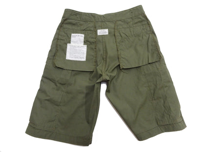 Buzz Rickson Men's Cargo Shorts - Reproduction of Civilian Reinterpretation of U.S. Army Vietnam Tropical Jungle Fatigue Trousers BR52550 Olive