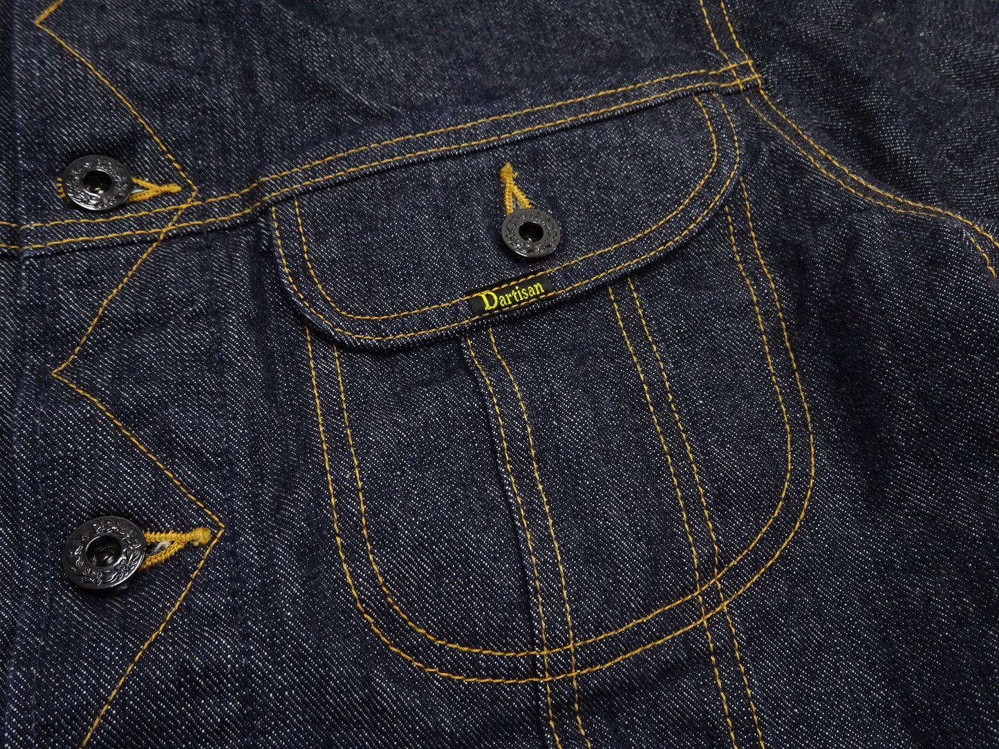 Studio D'Artisan Men's Blanket-Lined Denim Western Jacket - 14oz Left-Hand Twill, Inspired by Lee 101 Storm Rider, Modern Slim Fit, Made in Japan (SDA D4187)