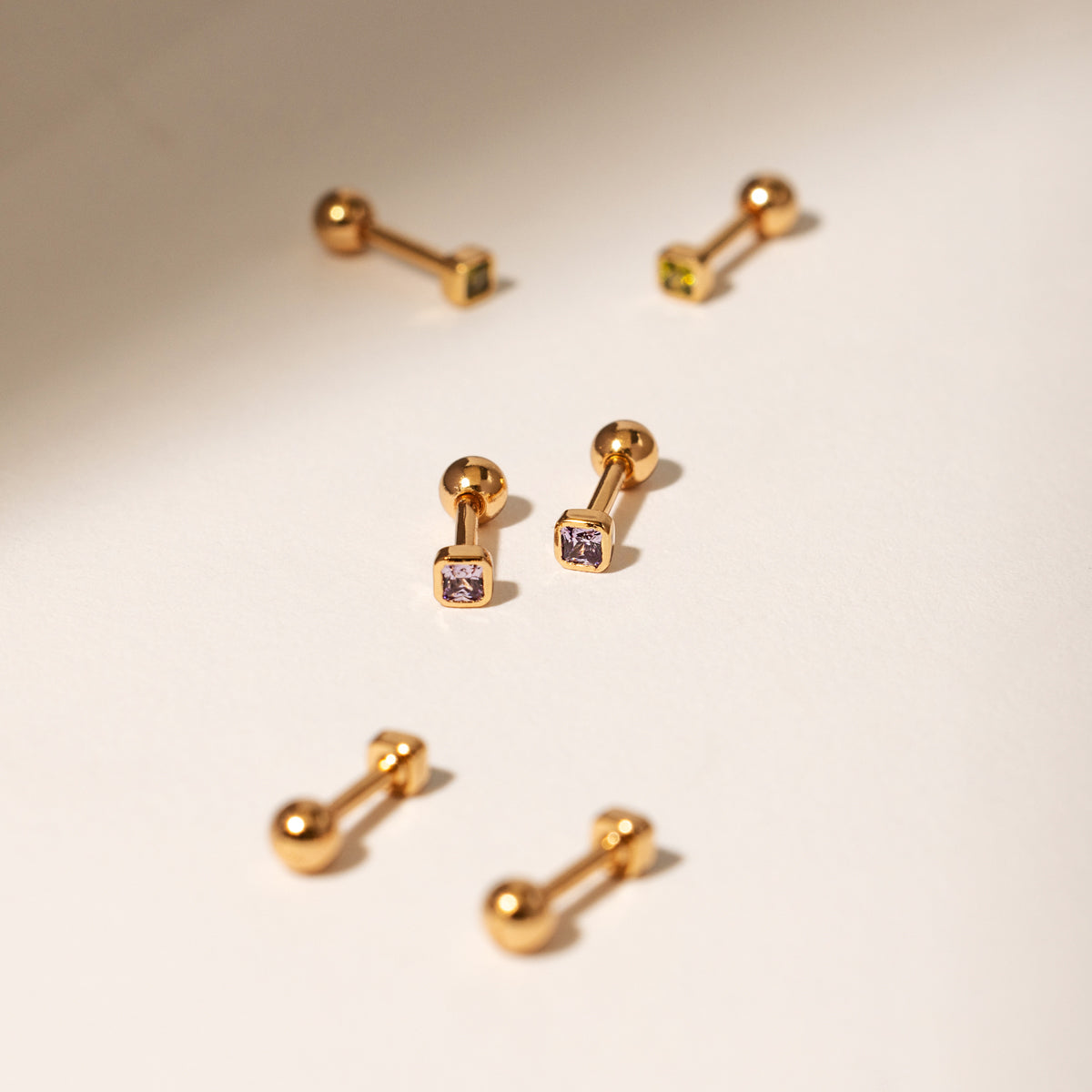 February Birthstone Stud Earrings | Final Sale