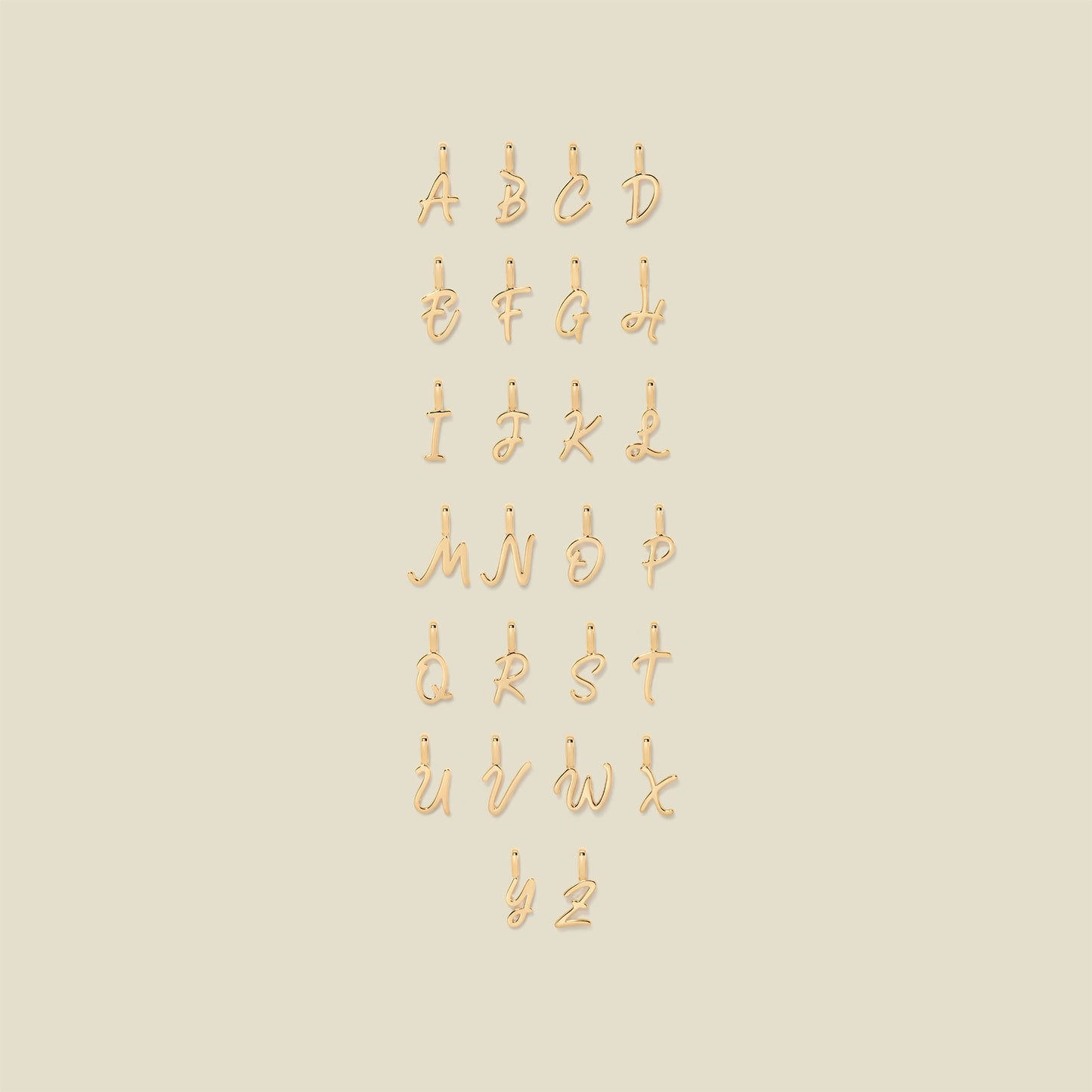 Script Initial H Charm