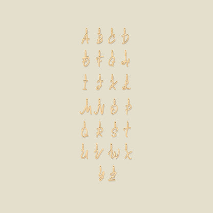Script Initial M Charm