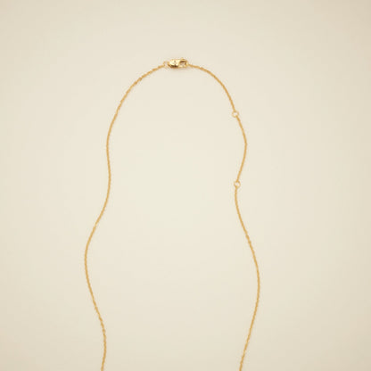 Initial Disc Necklace | 5/8" Disc
