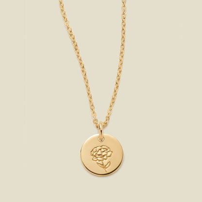 January Birth Flower Necklace