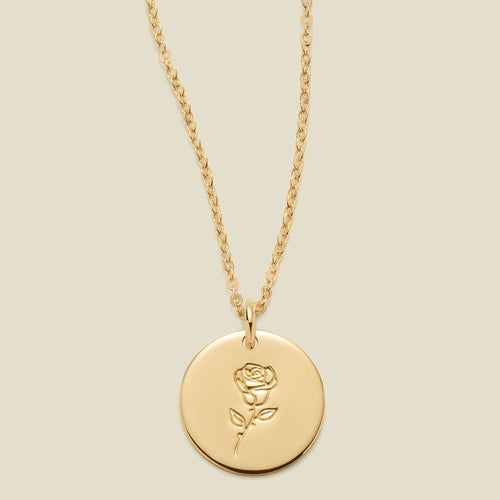 June Birth Flower Necklace