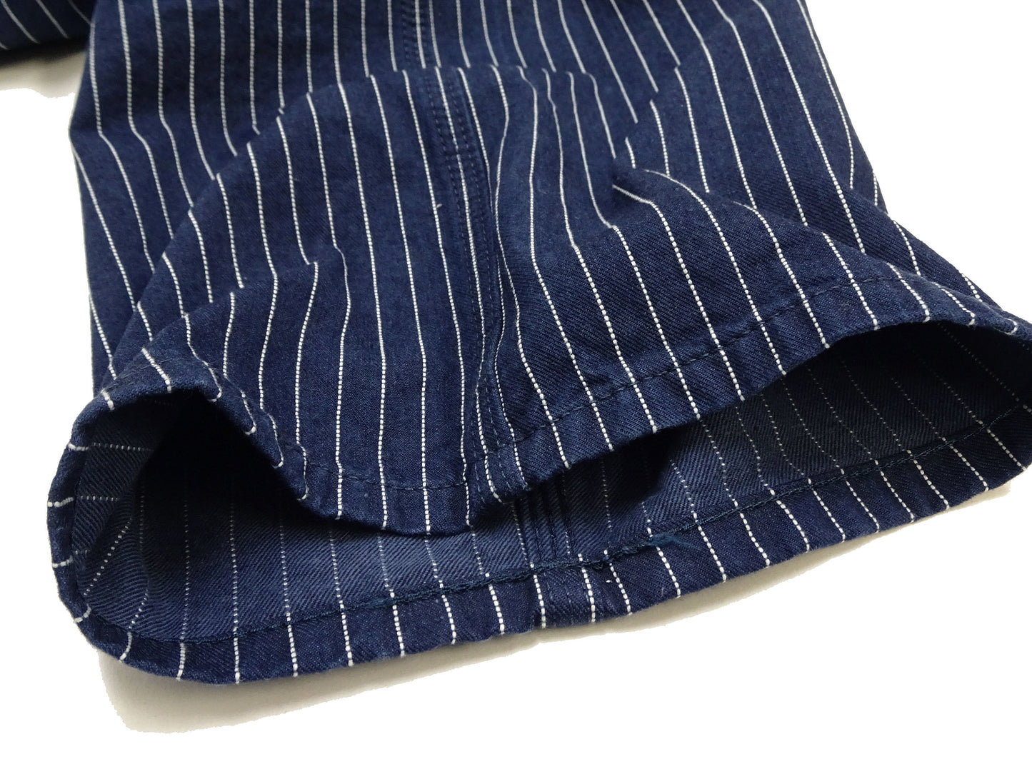 Lee Overalls Men's Casual Fashion Bib Overall High-Back LM7254 LM7254-2204 Indigo Twill with White Pinstripe Stitching